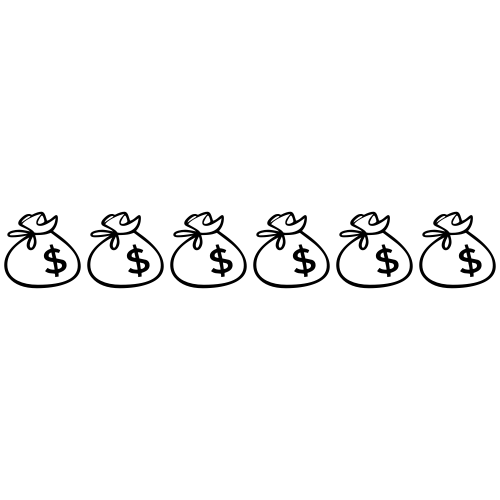 💰💰💰💰💰💰 Emoji Domain black and white Symbola rendering